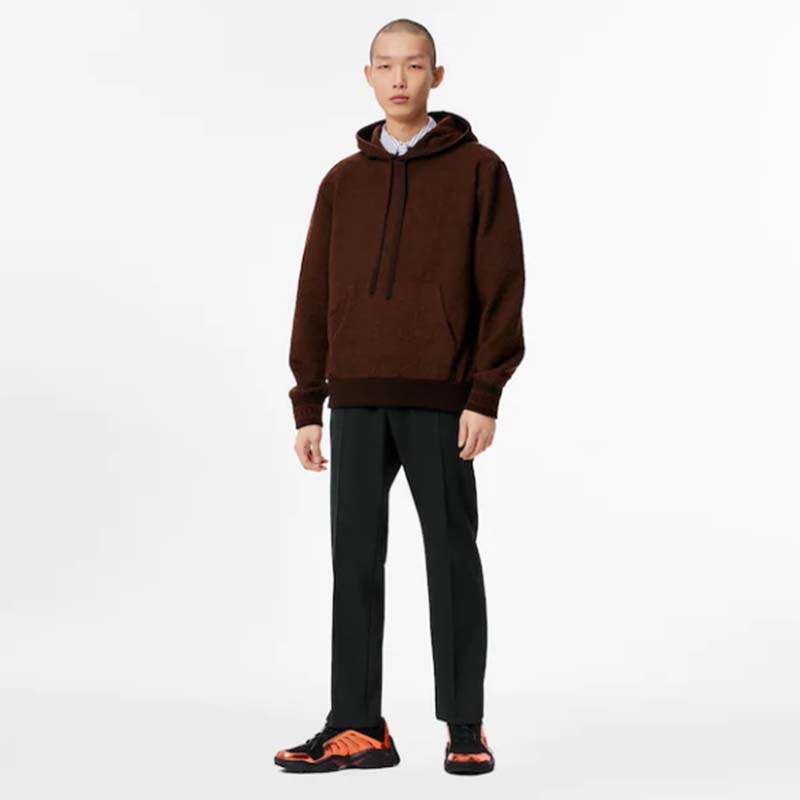 Louis Vuitton Men's Brown Polyamide Elastane Half Zip Reflective Monogram  Pullover Sweater – Luxuria & Co.