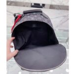 Louis Vuitton LV Unisex Backpack Multipocket Black Monogram Denim Taurillon Cowhide Leather - immagine 8