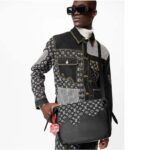 Louis Vuitton LV Unisex Besace Tokyo Black Monogram Denim Taurillon Leather - Image 11