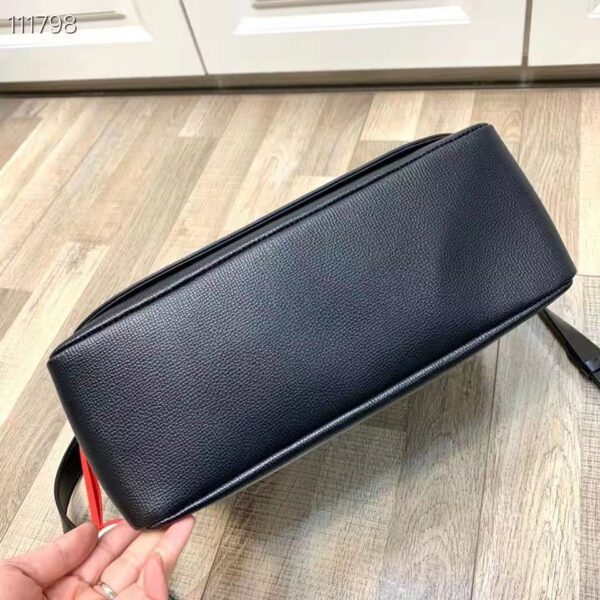 Louis Vuitton LV Unisex Besace Tokyo Black Monogram Denim Taurillon Leather (2)