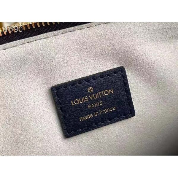 Louis Vuitton LV Unisex Coussin PM Handbag Navy Blue Denim-Printed Lambskin (1)