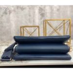 Louis Vuitton LV Unisex Coussin PM Handbag Navy Blue Denim-Printed Lambskin - Bild 5