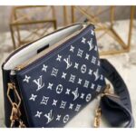 Louis Vuitton LV Unisex Coussin PM Handbag Navy Blue Denim-Printed Lambskin - Bild 6