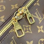 Louis Vuitton LV Unisex Keepall Trio Pocket Travel Bag Brown Monogram Canvas - Image 8