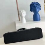 Louis Vuitton LV Unisex Lock It Tote Bag Black Grained Calf Cowhide Leather - Imagen 6