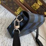 Louis Vuitton LV Unisex Studio Messenger Blue 3D Damier Infini Cowhide Leather - Image 5