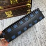 Louis Vuitton LV Unisex Studio Messenger Blue 3D Damier Infini Cowhide Leather - Image 6