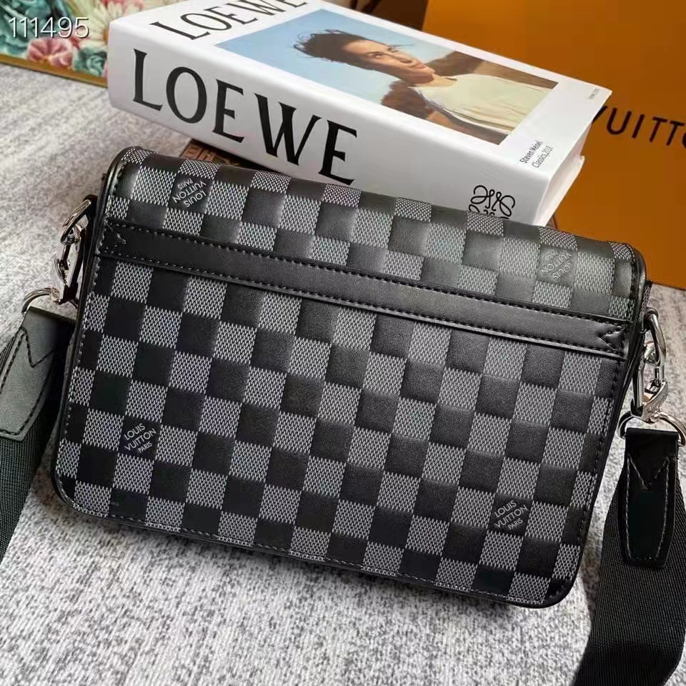 Louis Vuitton Lv Shw Pochette New Pouch N60450 Onyx Damier Infini