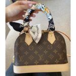 Louis Vuitton LV Women Alma BB Handbag Monogram Coated Canvas Smooth Cowhide - Bild 8