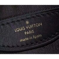 Louis Vuitton LV Women Boulogne Handbag Black Brown Monogram Coated Canvas (8)