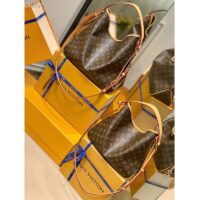 Louis Vuitton LV Women Graceful MM Hobo Classic Beige Monogram Coated Canvas (6)