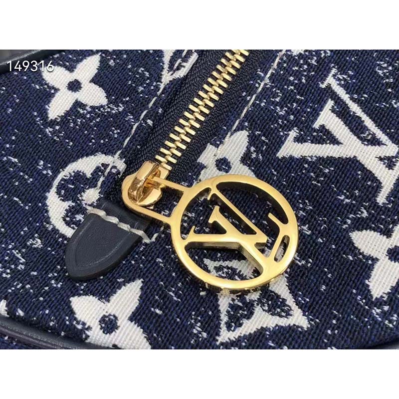 M81166 Louis Vuitton Monogram Denim Loop Baguette Handbag