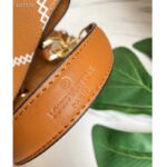 Louis Vuitton LV Women NéoNoé MM Bucket Bag Orange Embroidered Embossed Grained Cowhide - immagine 9