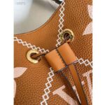 Louis Vuitton LV Women NéoNoé MM Bucket Bag Orange Embroidered Embossed Grained Cowhide - immagine 8