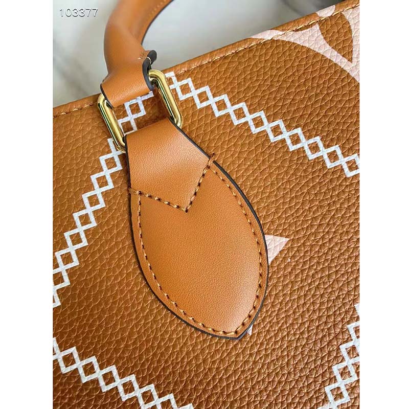 Louis Vuitton OnTheGo MM Arizona Brown in Cowhide Leather with Gold-tone -  US