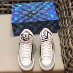 Louis Vuitton Unisex Charlie Sneaker Boot Cacao Brown Mix Recycled Bio-Based Materials - immagine 3