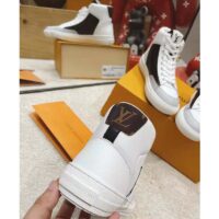 Louis Vuitton Unisex Charlie Sneaker Cacao Brown Mix Recycled Bio-Based Materials (1)