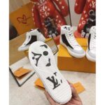 Louis Vuitton Unisex Charlie Sneaker Cacao Brown Mix Recycled Bio-Based Materials - Imagen 6