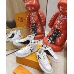 Louis Vuitton Unisex Charlie Sneaker Cacao Brown Mix Recycled Bio-Based Materials - Imagen 4