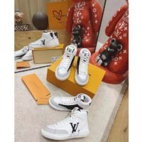Louis Vuitton Unisex Charlie Sneaker Cacao Brown Mix Recycled Bio-Based Materials (1)