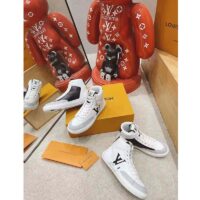 Louis Vuitton Unisex Charlie Sneaker Cacao Brown Mix Recycled Bio-Based Materials (1)