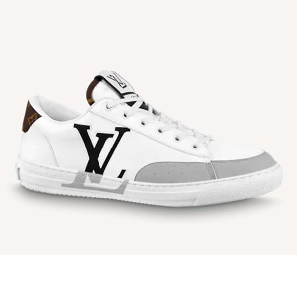 Louis Vuitton Unisex Charlie Sneaker Cacao Brown White Mix Recycled Bio-Based Materials (2)