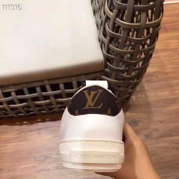 Louis Vuitton Unisex Charlie Sneaker Cacao Brown White Mix Recycled Bio-Based Materials (8)