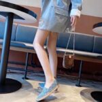 Louis Vuitton Unisex Starboard Flat Espadrille Monogram Denim Calf Leather Denim Blue - Bild 7