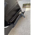 Gucci Unisex Card Case Wallet Black GG Leather Double G – Image 11