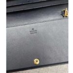 Gucci Women GG Wallet Chain Light Blue GG Leather Dark Blue Double G – Bild 9