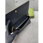 Gucci Women GG Wallet Chain Light Blue GG Leather Dark Blue Double G – Bild 8