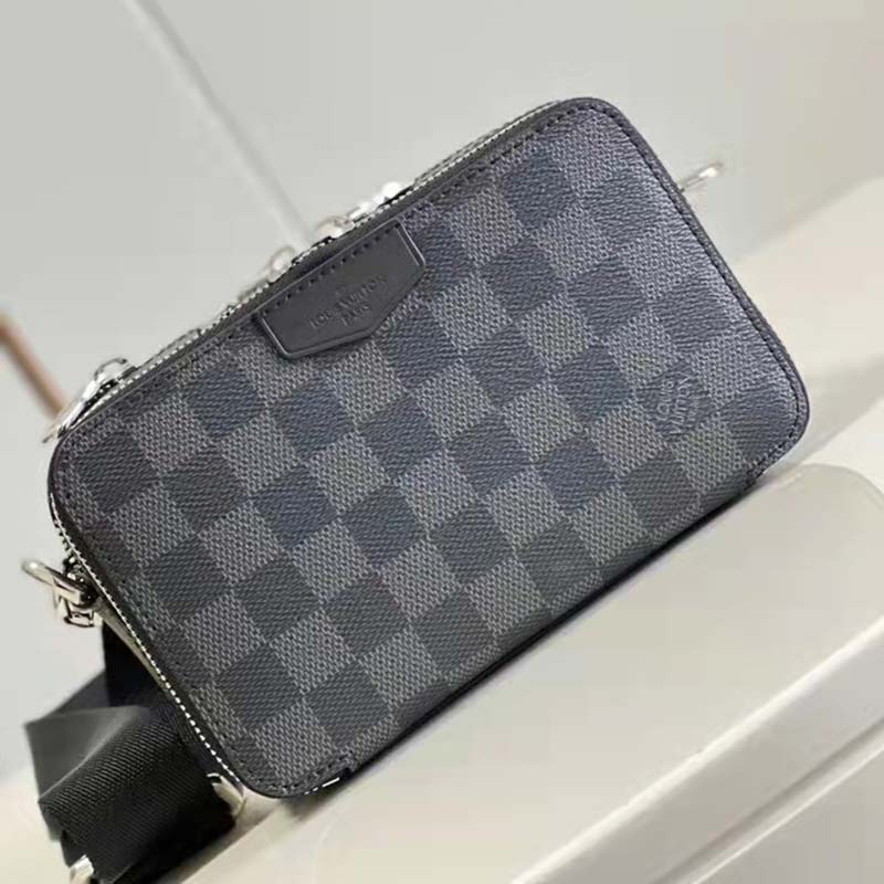 Louis Vuitton Damier Graphite Canvas Alpha Wearable Wallet