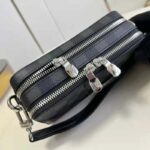 Louis Vuitton LV Unisex Alpha Wearable Wallet Damier Graphite Coated Canvas Cowhide – Image 8