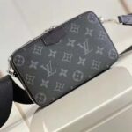 Louis Vuitton LV Unisex Alpha Wearable Wallet Monogram Eclipse Coated Canvas Cowhide – Image 2