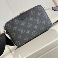 Louis Vuitton LV Unisex Alpha Wearable Wallet Monogram Eclipse Coated Canvas Cowhide (9)