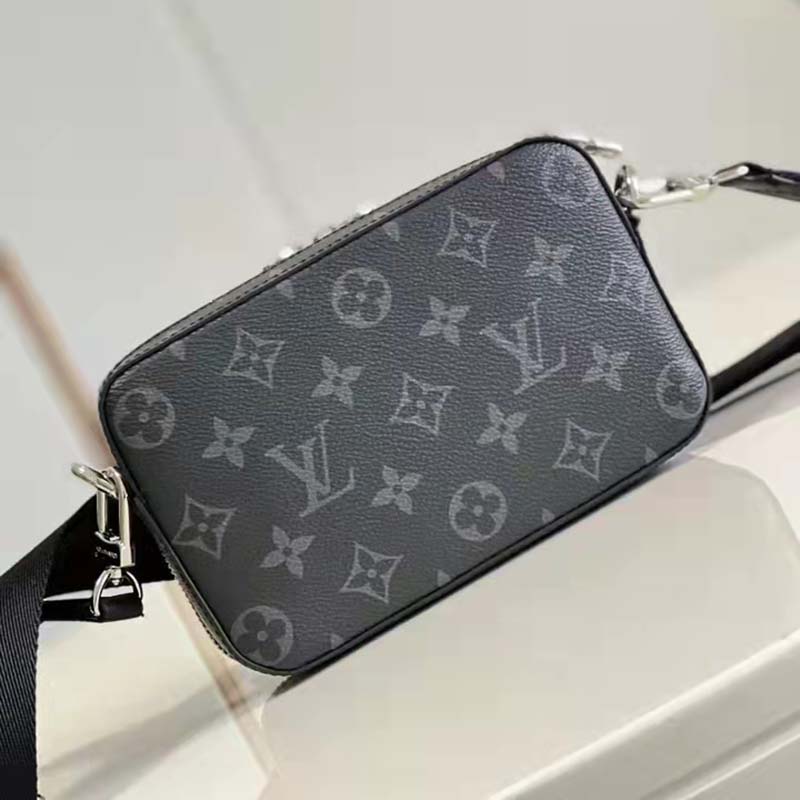 Louis Vuitton Alpha Wearable Wallet Monogram Eclipse Canvas Black 1389561