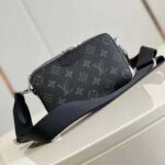 Louis Vuitton LV Unisex Alpha Wearable Wallet Monogram Eclipse Coated Canvas Cowhide – Image 4