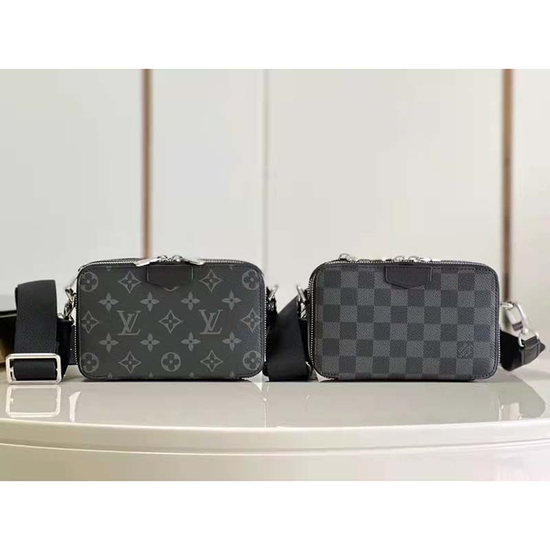 Louis Vuitton Monogram Eclipse Canvas Alpha Wearable Wallet Bag - Yoogi's  Closet