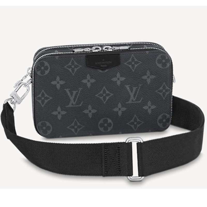 Louis Vuitton Monogram Eclipse Canvas Alpha Wearable Wallet Bag - Yoogi's  Closet