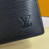 Louis Vuitton LV Unisex Brazza Wallet Supple Epi Leather Black (2)