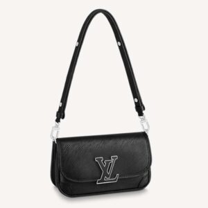 Louis Vuitton LV Unisex Buci Crossbody Black Epi Grained Smooth Cowhide Leather