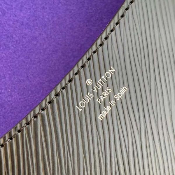 Louis Vuitton LV Unisex Buci Crossbody Black Epi Grained Smooth Cowhide Leather (7)