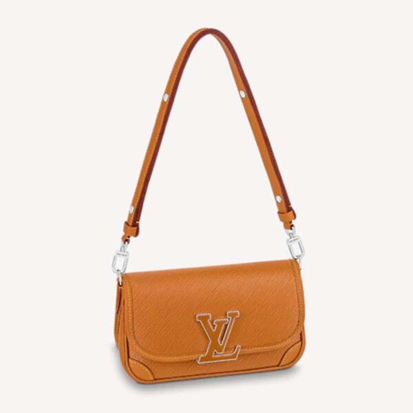 Louis Vuitton LV Unisex Buci Crossbody Brown Epi Grained Smooth Cowhide Leather (2)