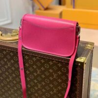 Louis Vuitton LV Unisex Buci Crossbody Pink Epi Grained Smooth Cowhide Leather (7)