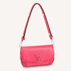 Louis Vuitton LV Unisex Buci Crossbody Pink Epi Grained Smooth Cowhide Leather