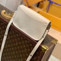 Louis Vuitton LV Unisex Buci Crossbody White Epi Grained Smooth Cowhide Leather (4)
