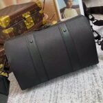 Louis Vuitton LV Unisex City Keepall Bag Black Aerogram Grained Calf Cowhide – Bild 3