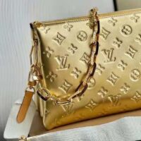 Louis Vuitton LV Unisex Coussin PM Gold Monogram-Embossed Puffy Lambskin Calfskin (11)