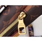 Louis Vuitton LV Unisex Flap Double Phone Pouch Monogram Stripes Brown Coated canvas - Bild 7