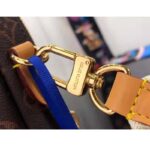 Louis Vuitton LV Unisex Flap Double Phone Pouch Monogram Stripes Brown Coated canvas - Bild 9